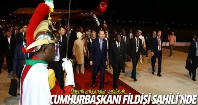 Cumhurbaşkanı Erdoğan Fildişi Sahili'nde