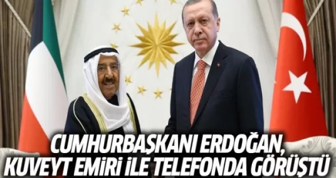 Cumhurbaşkanı Erdoğan, Kuveyt Emiri İle Telefonda Görüştü