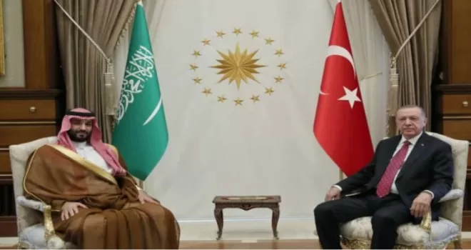 Cumhurbaşkanı Erdoğan Prens Selman ile görüştü