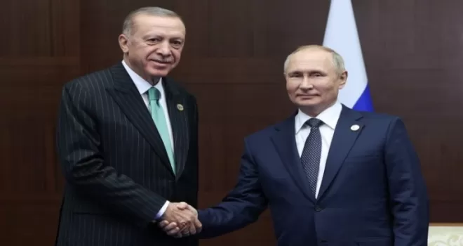 Cumhurbaşkanı Erdoğan Putin’le görüştü
