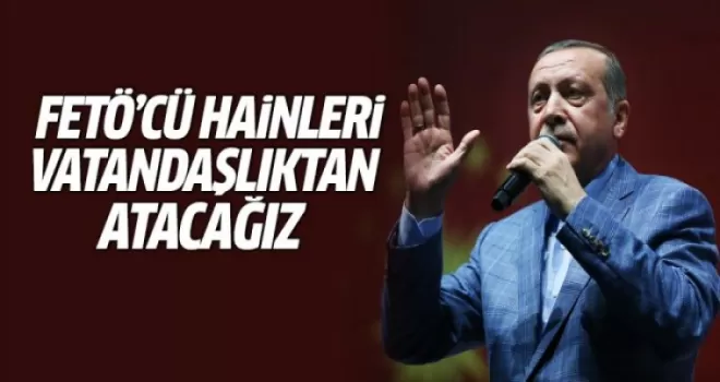 Cumhurbaşkanı Erdoğan Rize'de konuştu