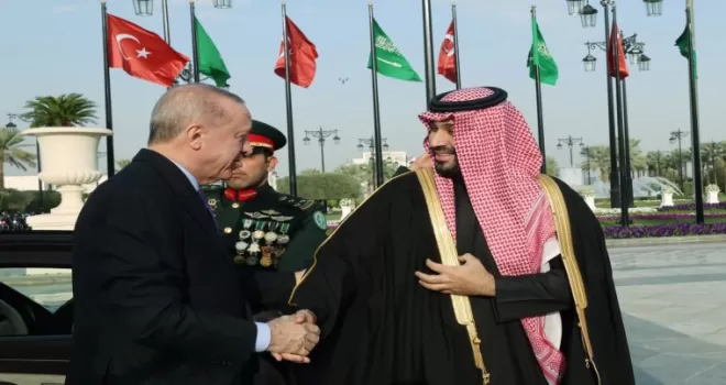 Cumhurbaşkanı Erdoğan, Veliaht Prensi ile görüştü