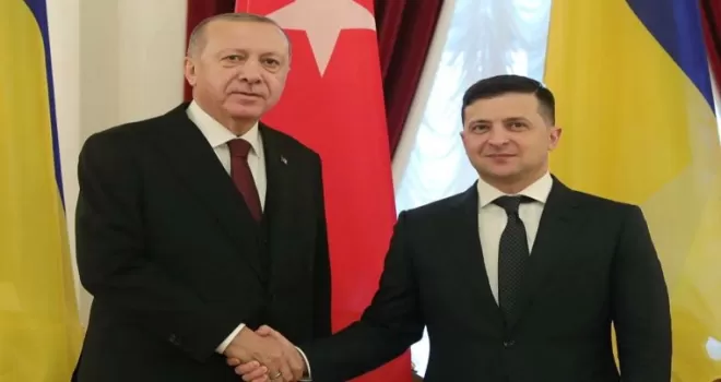Cumhurbaşkanı Erdoğan Zelenski ile görüştü