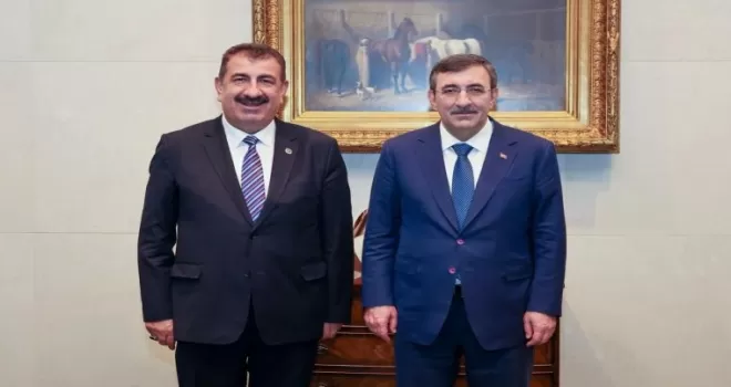 Cumhurbaşkanı Yardımcısı Yılmaz TÜRKYED’i kabul etti