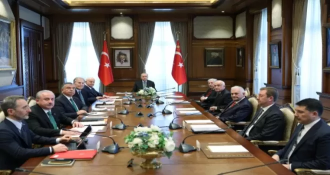 Cumhurbaşkanı YİK Külliye’de toplandı