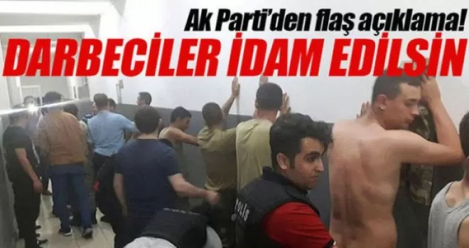 "Darbecilere idam cezası masaya gelecek"