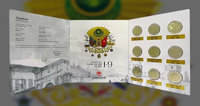 Darphane’den ’Osmanlı Padişahları Bimetal Hatıra Para’ları satışa çıkıyor