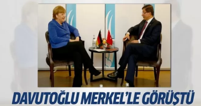 Davutoğlu Merkel ile G20 Liderler Zirvesi'nde görüştü