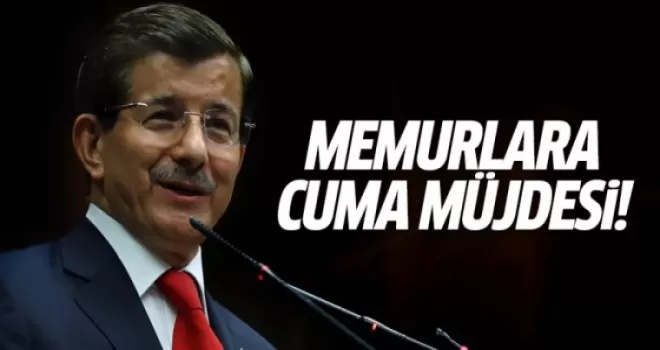 Davutoğlu'ndan memurlara Cuma namazı müjdesi