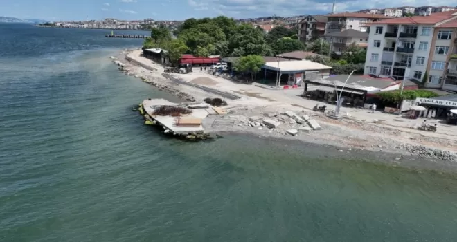 Değirmendere sahili yeni çehresine kavuşuyor