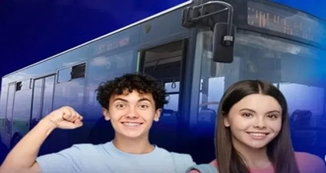 Denizli Büyükşehir’den liselilere ulaşım desteği