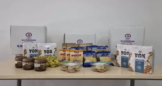 Denizli’de glütensiz gıda paketleri sahiplerine ulaştı