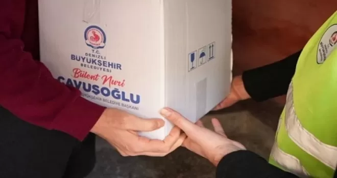 Denizli’de ramazan bereketi kapı kapı yayılıyor