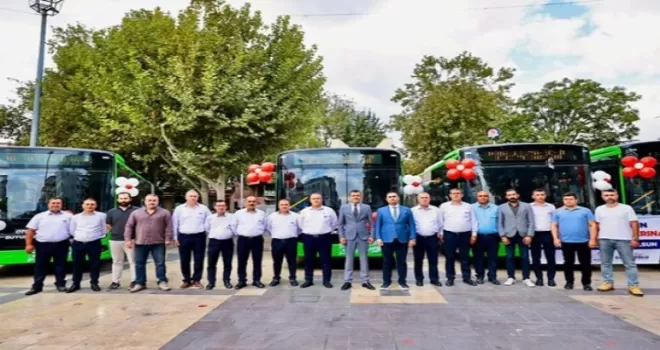 Denizli’de toplu ulaşım filosuna 30 yeni otobüs