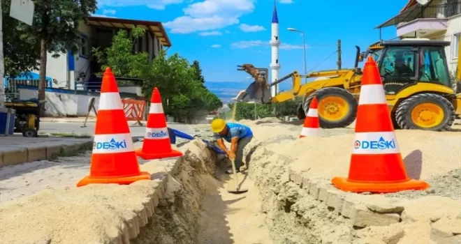 Denizli Honaz’da asbestli borular yenileniyor