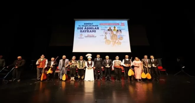 Denizli Uluslararası Ege Âşıklar Bayramı’na yoğun ilgi