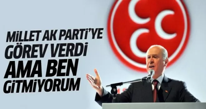 Devlet Bahçeli'den 1 Kasım sonuçlarıyla ilgili ilk açıklama