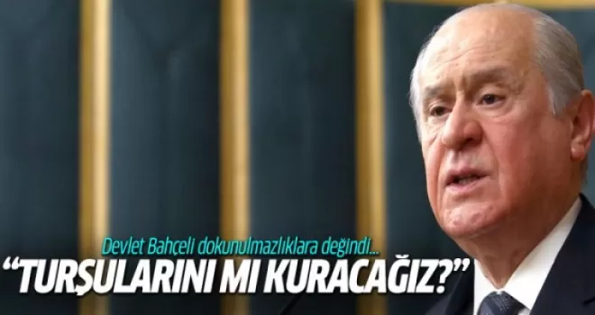 Devlet Bahçeli: Turşularını mı kuracağız?