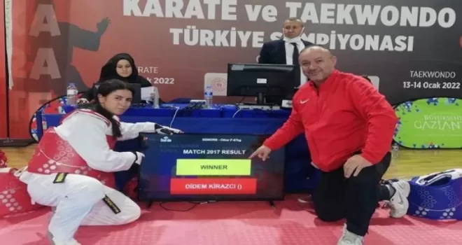 Didem Kirazcı şampiyon oldu