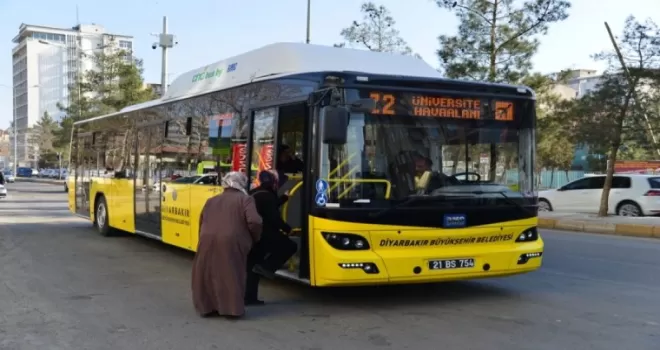 Diyarbakır’da bayramda toplu ulaşım ücretsiz olacak