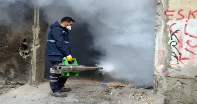 Diyarbakır’da haşerelere karşı kapsamlı çalışma