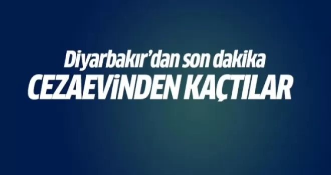 Diyarbakır'dan flaş firar haberi