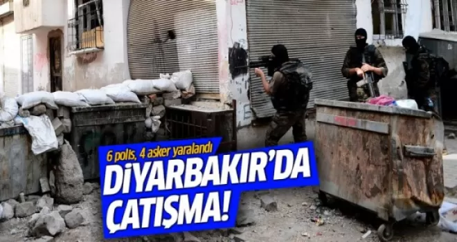 Diyarbakır Sur’da şiddetli çatışma: 9 yaralı
