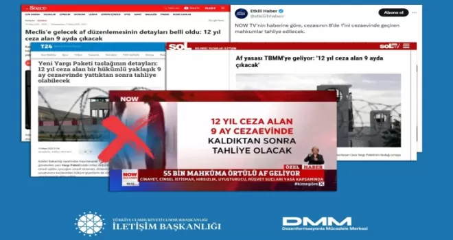 DMM: ’12 yıl ceza alıp 9 ay yatacak’ iddiası asılsız