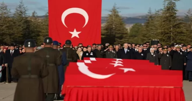 Düşen C-130’la şehit olan 20 kahraman için Mürted’te tören düzenlendi