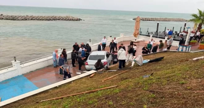 Düzce Akçakoca’da korkutan kaza