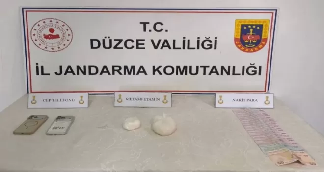 Düzce’de 405 gram metamfetamin ele geçirildi