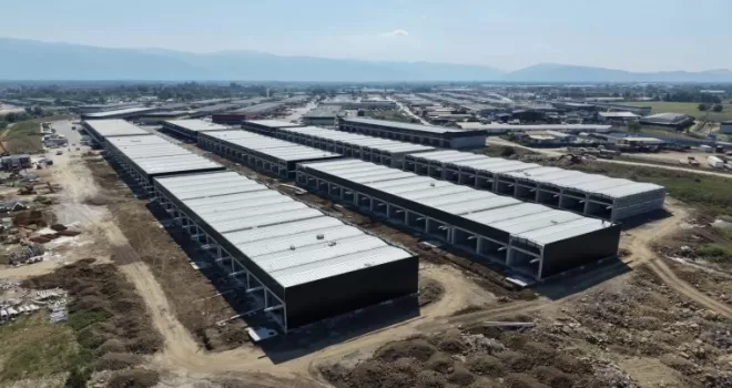 Düzce’de Beltaş Sanayi Sitesi’nde 162 yeni dükkan için çalışmalar sürüyor