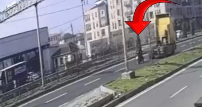 Düzce’de motosiklet tıra arkadan çarptı: 1 yaralı