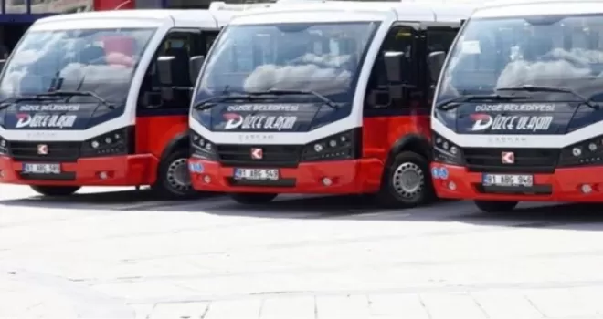 Düzce’de şehir içi ulaşım ücretlerine zam