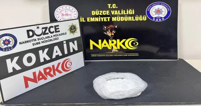 Düzce’de uyuşturucu kuryesine tutuklama!