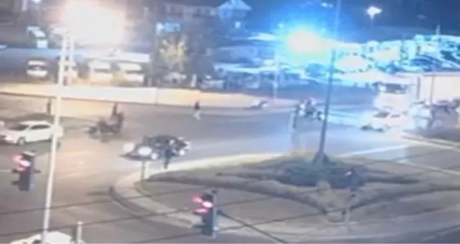 Düzce’de yayaya motosiklet çarptı: 1 yaralı