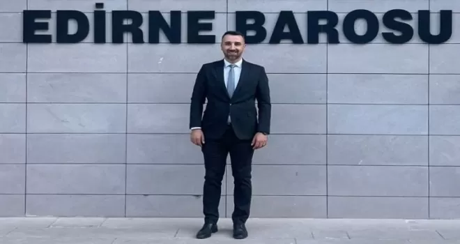 Edirne Barosu’nda Av. Taner Balta Başkan Vekili oldu