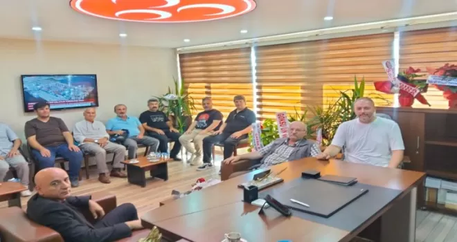 Edirne’de Yesevi Hareketi Derneği’nden MHP’ye ’hayırlı olsun’ ziyareti