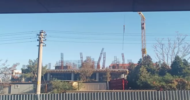 Edirne Keşan’da İnönü İlkokulu’nun yeni yüzü yükseliyor