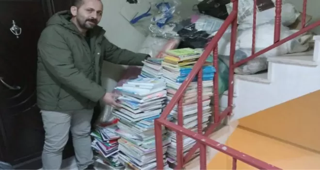Edirne Keşan’da kitaplar geri dönüşümde
