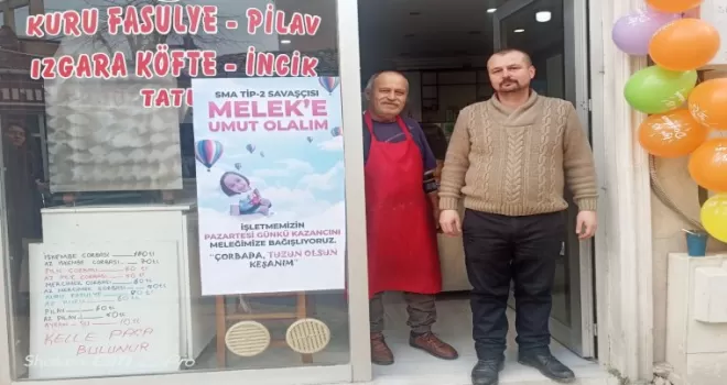Edirne Keşan’da SMA hastası Melek’e anlamlı destek