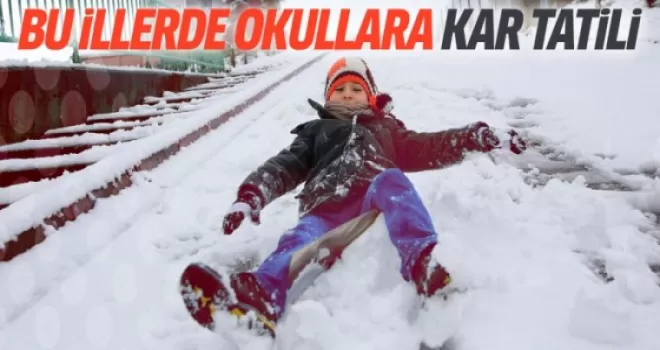 Eğitime kar engeli 26 Aralık 2016