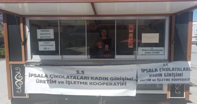 El yapımı çikolatalar Keşan’da satışta