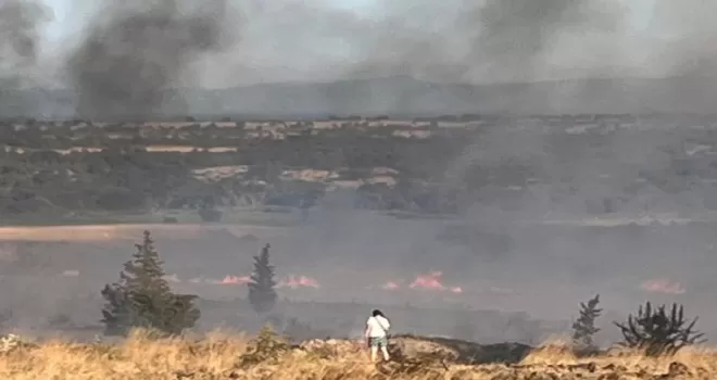 Enez’de orman yangını paniği... Gülçavuş sahili boşaltılıyor