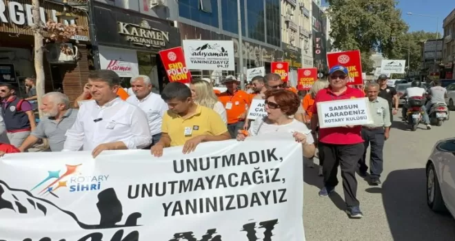Engelliler ’Adıyaman’ı unutmadık, unutmayacağız’ diyerek yürüdü