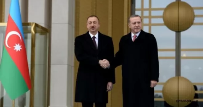 Erdoğan, Aliyev'i 'Dombra' ile karşıladı