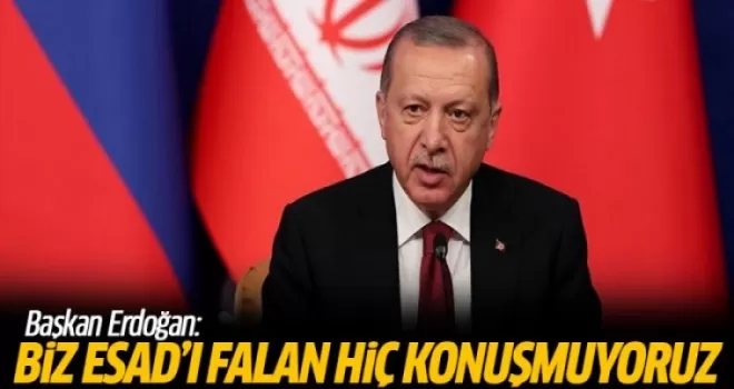 Erdoğan: Biz Esad'ı Falan Hiç Konuşmuyoruz