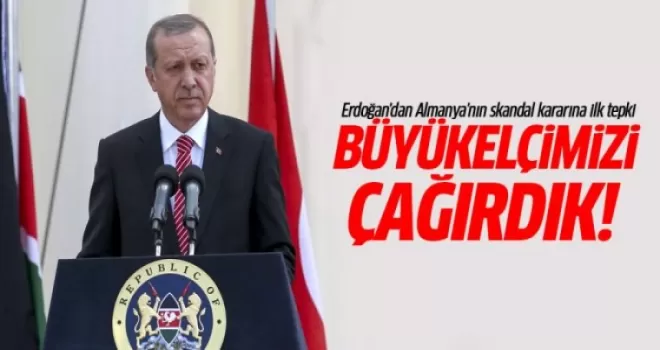 Erdoğan'dan Almanya'daki Ermeni tasarısı ile ilgili ilk açıklama!