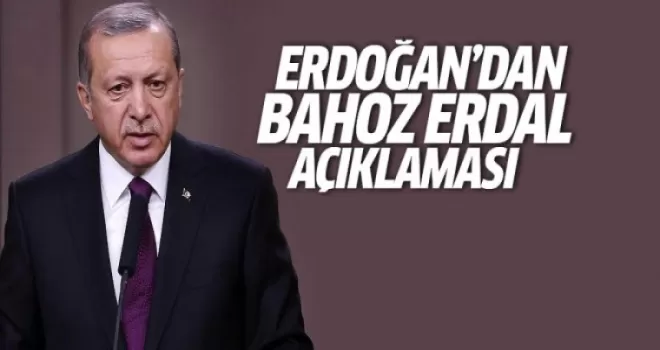 Erdoğan'dan Bahoz Erdal açıklaması