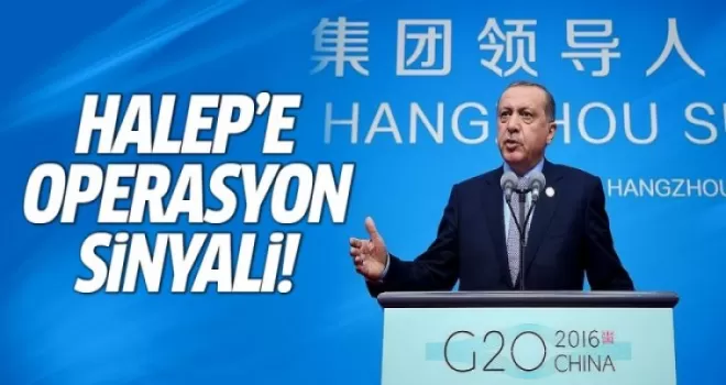 Erdoğan'dan Rusya ile Halep'e operasyon sinyali